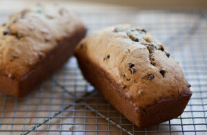 Prepared Chocolate Chip banana Bread